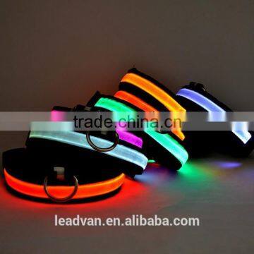 Brazil Distributor Pet Dog Lead Product Flashing LED Dog Collars