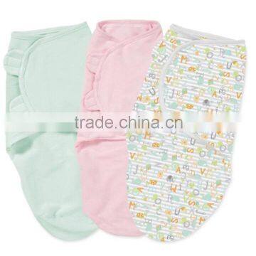 100% Cotton Soft Baby Swaddle Newborn Muslin Blanket Adjustable Infant Wrap