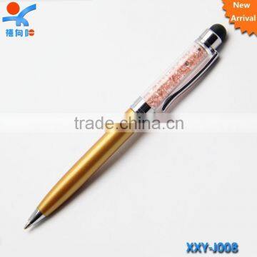 colorful screen touch metal crystal ball pen