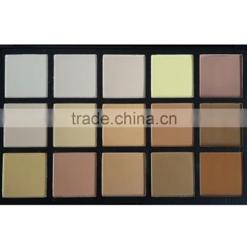 15 Colors name brands face powder,dark and lovely face powder,kiss beauty face powder