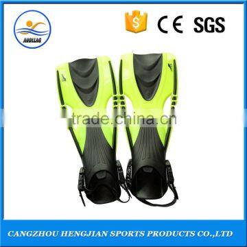 Colorful swimming diving scuba fins