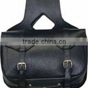 DL-1603 Motorbike Bag, Leather Saddle Bag