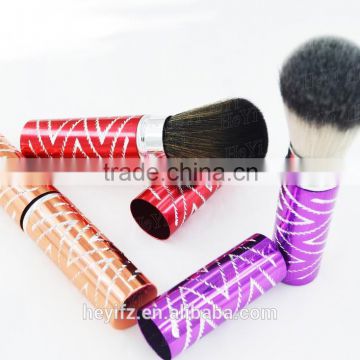 Stretched refillable makeup powder brush with synthetic hair beauty salon equipment latest products in market