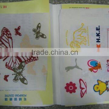 Design photo to printing transfer the vivid image press to garments.