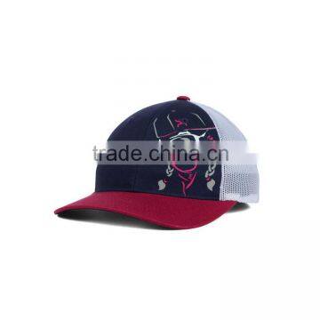 OEM Print Your Logo Mesh 6 Panel Baseball Cap Distressed Trucker Cap Wholesale photo-4