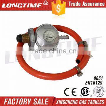 LPG Gas Regulator & Hose Assembly for Domestic Use