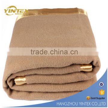 Hotel 100% polyester plain super soft light weight micro fleece blanket