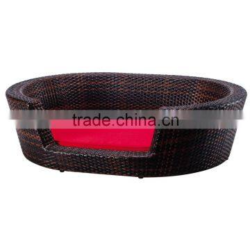 Hot Sale Handmade Poly Rattan Wicker Rattan Dog Bed                        
                                                Quality Choice