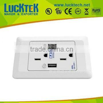 USA Type Socket USB Wall Socket