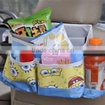 Popular cute Car back seat Organizer with many packets