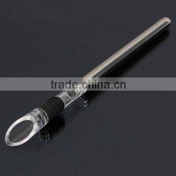 Wine Chiller Stick Stainless Steel Wine Freeze Drinks Chilling Rod Stick Cooling Pour Spout Aerator