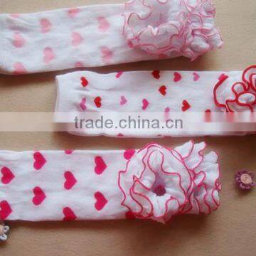 heart leg wamer cute leg warmer for baby