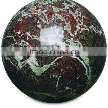 RED ZEBRA MARBLE SPHERE BALL