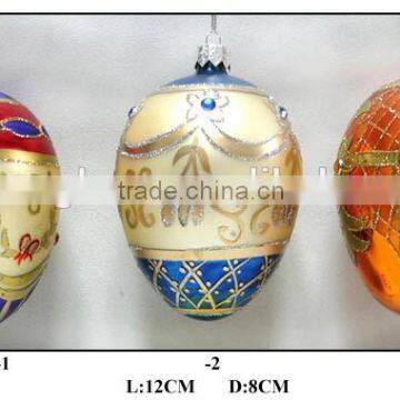 hand painted colourful glass eggs for Easter gifts