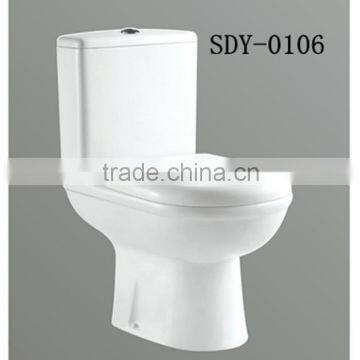 ceramic washdown bathroom two piece toilet