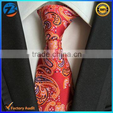 High Quality Fashion Paisley Jacquard Wedding Mens Neck Ties