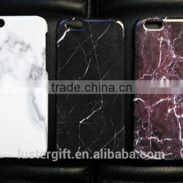 New products For 2015 Phone Case For iPhone 6 / 6S Plus Marble Pattern Slim Protective Shell Case