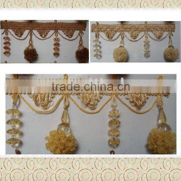 Curtain Accessory Ball Tassel Fringe For Curtain