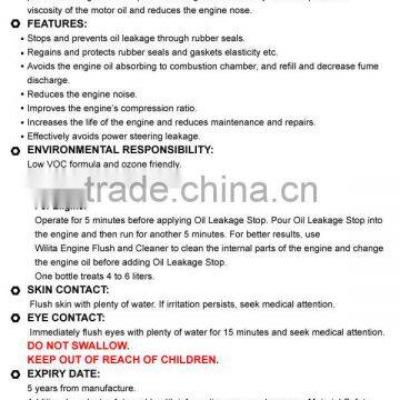 Engine Oil Stop Leak for Rubber Seal and Gasket Leakage Stop Rubber Gasket Repair photo-3