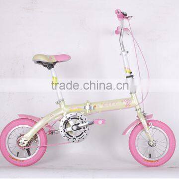 12-inch Children Folding Bike High-carbon Steel Children Bicycle photo-2