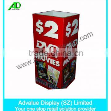 promotional cardboard cd display stand