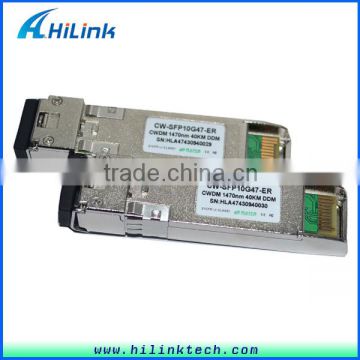 Fiber Optic Transceiver 40Km 10Gbps CWDM SFP+ 1270-1450nm