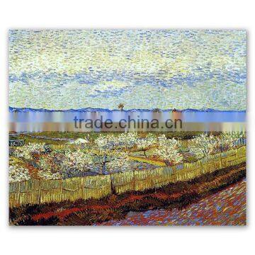 Museum Quality Van Gogh Paintings Peach Trees in Blossom