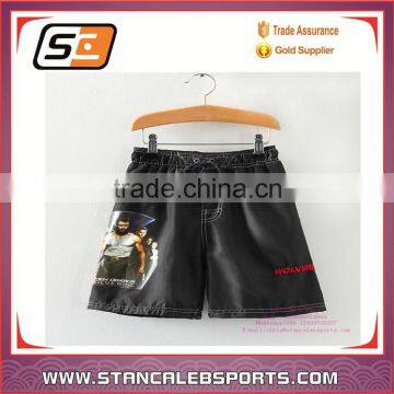 Stan Caleb High quality fabric custom wholesale couple beach shorts fashion boardshorts men swim shorts kid