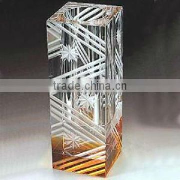 New Design Glass Flower Vase For Desktop Decorations