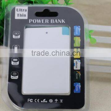 Wholesale Ultra Thin Rechargeable Credit Card Power Bank 2500mah photo-2