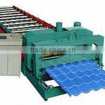 single layer floor tile making machine for color