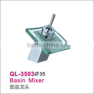 Glass Basin Faucet (washbasin,waterfall mixer)