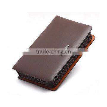 custom genuine leather man hand wallet