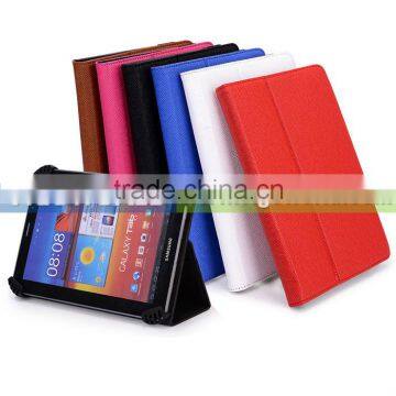 White Universal Book Style Cover Case with Built-in Stand [Accord Series] For Asus Eee Memo ME 171 Tablet