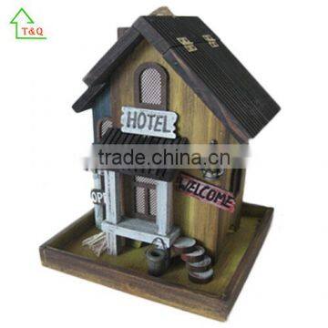 Cute Country Wooden Bird Hotel