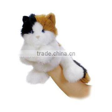 Chinese Manufactory New Design High Quality Cute Cat Plush Hand Puppet