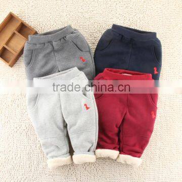 Wholesale 201 Autumn Girls & Boy Harem Capris Pants For Age 2-10 New Cute Candy Color Terry Child Clothing Solid Kids Children photo-3