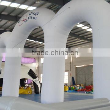 2016 Hot sale cheap advertising inflatable arch with three doors