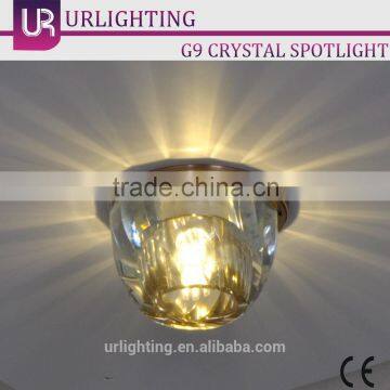 LED/G9 Clear Spiral Crystal Down lights/spotlight