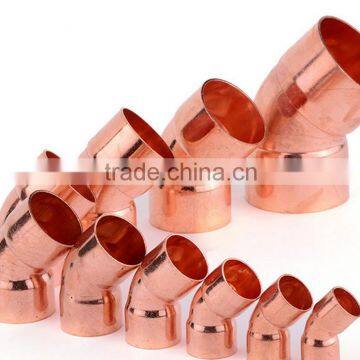 air conditioner accessories copper 45 degree equal elbow