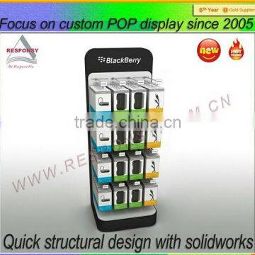 Modern style retail store burglarproof cell phone display case