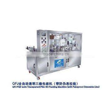 semi-automatic transparent film 3D packing machine