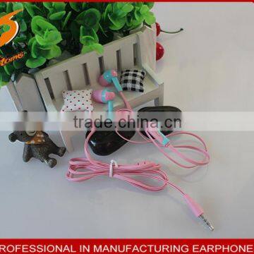 New Products Colorful Earphones With Mic,Flat Cable Earphone. photo-2