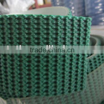 Grass PVC conveyor belt Green Rubber belt