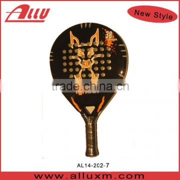 Carbon beach paddle ball racket