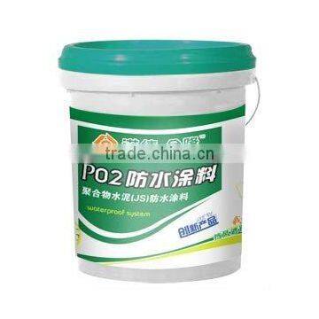 Polymer modified cement waterproof powder coating