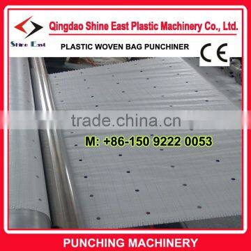 PP PE LDPE Plastic woven sack punching machine