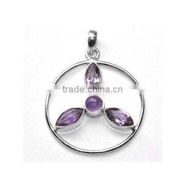 Amethyst 925 Sterling Silver Pendant