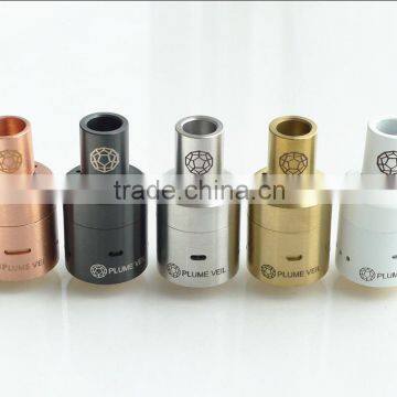 2015Best Wholesale !!! New E-cigarette Products White Plume Veil 1.5 Rda/hobo Rda