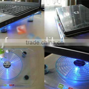 High Quality Colorful Notebook Laptop Cooling Stand With Led Light photo-4
